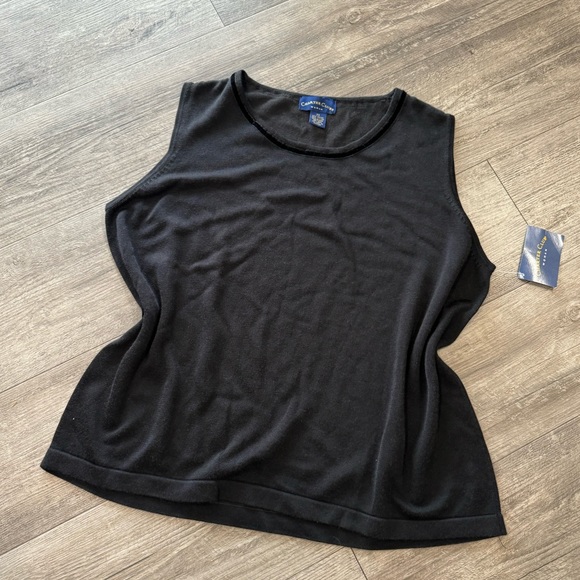 CHARTER CLUB plain top 🖤 - Picture 3 of 14